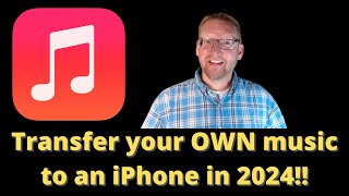 How to transfer your OWN music to an iPhone 2024  Transfer ANY MP3 file [upl. by Tiat]