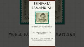 Srinivasa Ramanujan  Learn with stamps [upl. by Nena]