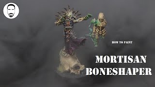 How to paint Mortisan Boneshaper [upl. by Ahsiled909]