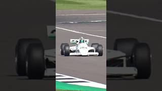 F1 Golia Arrows A6  Cosworth DFV V8 SOUND  Historic F1 Silverstone [upl. by Sinnej]