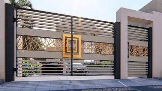 Top 100 Modern Gate Design Ideas 2024  Main Gates Ideas For Home Garden House Exterior Design Ideas [upl. by Ettennahs467]