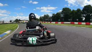 Hooton Park Indikart Round 6 09072023 Senior Rotax 177 Heat 2 [upl. by Whit]