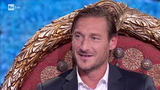 Gli aneddoti di Francesco Totti  Che tempo che fa 23092018 [upl. by Chilton]