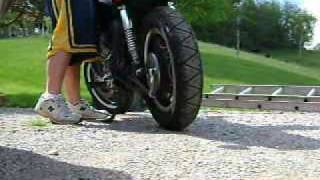 Honda cx500 No exhaust [upl. by Bennie638]