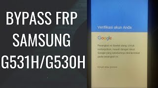 Cara Reset FRP Samsung Galaxy Prime G531H [upl. by Einon]