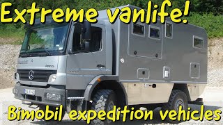 Extreme van life Bimobil 4x4 expedition vehicles [upl. by Carli75]