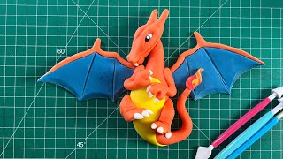 Fondant Charizard Tutorial [upl. by Arutek368]