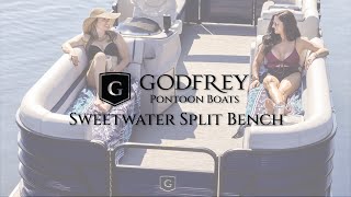 Godfrey Pontoon Boats  Sweetwater Split Bench [upl. by Alimac843]