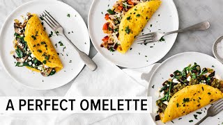 HOW TO MAKE AN OMELETTE  perfect every time [upl. by Notanhoj387]