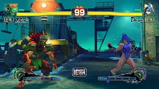 Blanka vs Decapre Splendid CPU Clash [upl. by Elo23]