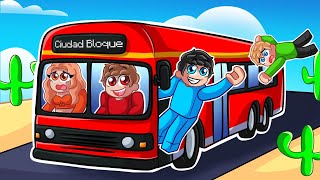 Hicimos un VIAJE EN AUTOBÚS en Roblox [upl. by Refinaj]