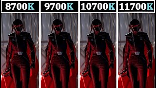 Intel I7 11700K vs I7 10700K vs I7 9700K vs I7 8700K  4K Ultrawide 1440P 1080P [upl. by Nnylimaj]