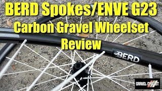 BERD Spokes  ENVE G23 Carbon Gravel Wheelset Review  1226 grams [upl. by Helena174]