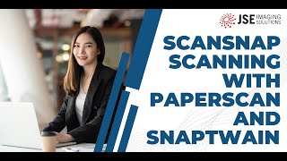 Scanning with ScanSnap Scanner and PaperScan using the SnapTwain TWAIN driver [upl. by Emrich]