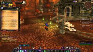 Warcraft  Deathwing incinerates Lewis and Simon also Cataclysm Eastern Plaguelands Quests Part 3 [upl. by Quintin]