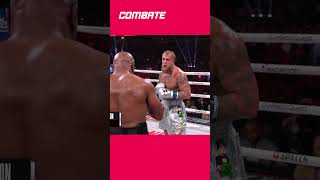 MIKE TYSON x JAKE PAUL  MELHORES MOMENTOS  shorts  Combateglobo [upl. by Linden]