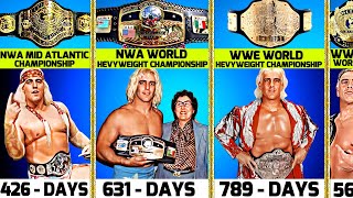 WWE Ric Flair All Championship Wins  1974  2006 [upl. by Goldman366]