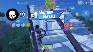 High Kill Solo Win Gameplay on iOS EZFN Fortnite Mobile [upl. by Nyleahs65]