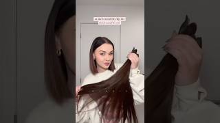 22 inch long hair extensions on short hair💖 clipinhairextensions besthairextensions bestclipins [upl. by Clinton]