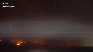 Footage from the Arnegard and Ray fires [upl. by Atineg]