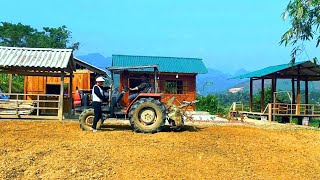 New Beginning  Tilling the soil with a tractor to prepare for planting a large vegetable garden [upl. by Kingdon]