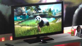 Microsoft Play Day Gamescom 2011  Kinectimals now with Bears Gameplay [upl. by Tarsus]