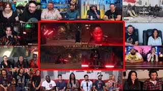 YouTubers React To Darth Vader Vs Reva Fight  Obi Wan Kenobi Reaction Mashup [upl. by Beatrisa]