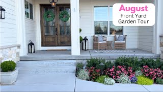 August Front Yard Garden Tour [upl. by Noiztneb]