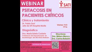 WEBINAR PSITACOSIS EN PACIENTES CRITICOS [upl. by Ellord]