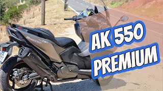 KYMCO AK 550 PREMIUM 2023★ Review amp TestRide ★ 🔥🔴  ENGLISH 💯✅ [upl. by Carmella]