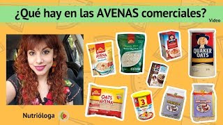 ¿Qué hay en las avenas comerciales Análisis en supermercado [upl. by Monte982]