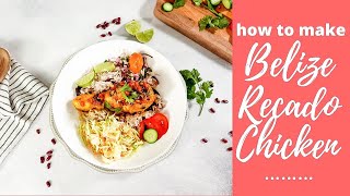 How to make Belizean Recado Chicken stew chicken [upl. by Ardie]