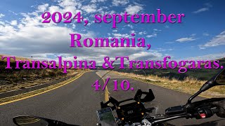 Romanian Tour 2024 in early september TransalpinaampTransfogaras 410 [upl. by Abehsile697]