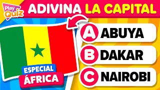 Adivina Todas las Capitales de África 🌍📚🧠  Play Quiz de Geografía  Quiz Cultura General [upl. by Columbyne686]