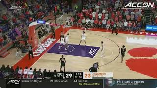 Pitt vs Clemson Blake Hinson Flares 20232024 Season [upl. by Zalea]