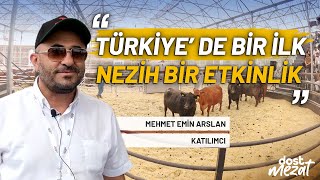 TÜRKİYEDE BİR İLK  NEZİH BİR ETKİNLİK  Dost Mezat Katılımcısı Mehmet Emin Arslan [upl. by Kcaz]