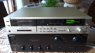 Optonica stereo cassette deck RT 5200 Test [upl. by Toomay]