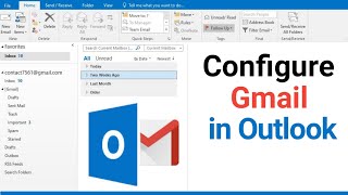 How to configure Gmail in outlook  How to set up Gmail in outlook  Elesson Info [upl. by Eenad]