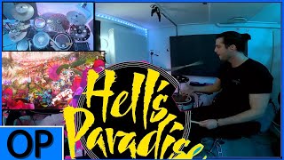 Hells Paradise  Jigokuraku Op  Millennium Parade and Sheena Ringo  WORK 『Drum Cover』 [upl. by Niliac]