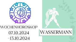 ♒ Wochenhoroskop  Wassermann  0710131024  KW 412024 [upl. by Epuladaug]