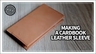 Leather Craft Making a leather diary cover  DIY [upl. by Emelina]