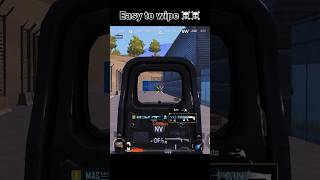 Easy to wipe 🥵😱bgmi pubgmobile 1vs4clutchfailedinbgmi shots shortvideo viralshort pubg [upl. by Nwahsek393]