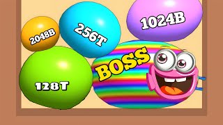 Blob Merge 3D  BOSS Level Satisfying ASMR Gameplay   Cube Arena 2048 [upl. by Oiramel838]