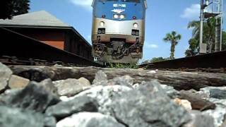 Amtrak Train The Silver Star Runs Over My Camera [upl. by Zandra348]