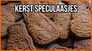 Kerst Speculaasjes  Traditioneel Koekjes Recept  How To Make  dekeukenvanjordi [upl. by Eemaj]