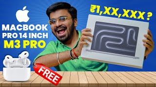 Macbook Pro 14 Inch M3 Pro Unboxing  Macbook Pro M3 Pro 18GB 512GB 14 Inch Unboxing Hindi Unboxing [upl. by Ahsinwad139]