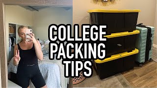 How To Pack For College  College Packing Tips [upl. by Obe899]