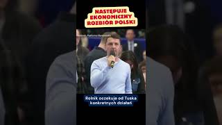 Rolnik zadaje pytanie Tuskowi polityka polskapolityka humor viralshorts [upl. by Sivet503]