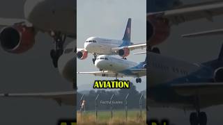 Parallel Landing at a Busy Airport 😱shorts [upl. by Aicerg]