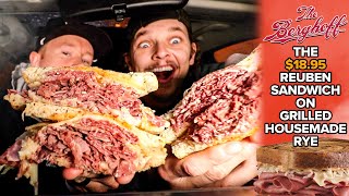 Is This Chicagos Best Reuben Sandwich in The Loop  The Berghoff Restaurant [upl. by Ashlan]